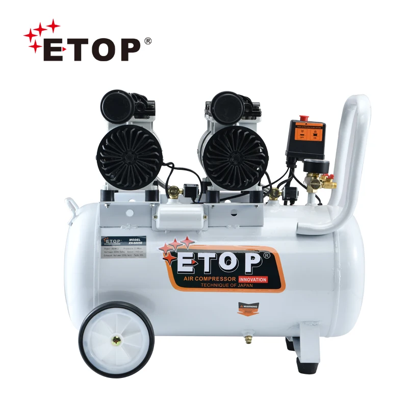 Oil Free High Mute Design 9L 24L 30L 50L Industrial Compressors Air Pump With Top-Quality Air Compressor Head