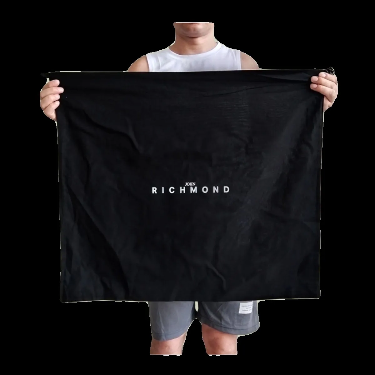 Wholesale Eco-Friendly Black Draw String Bag Printed Customized Size And Color Gift Bag Soft Cotton Drawstring Pouch