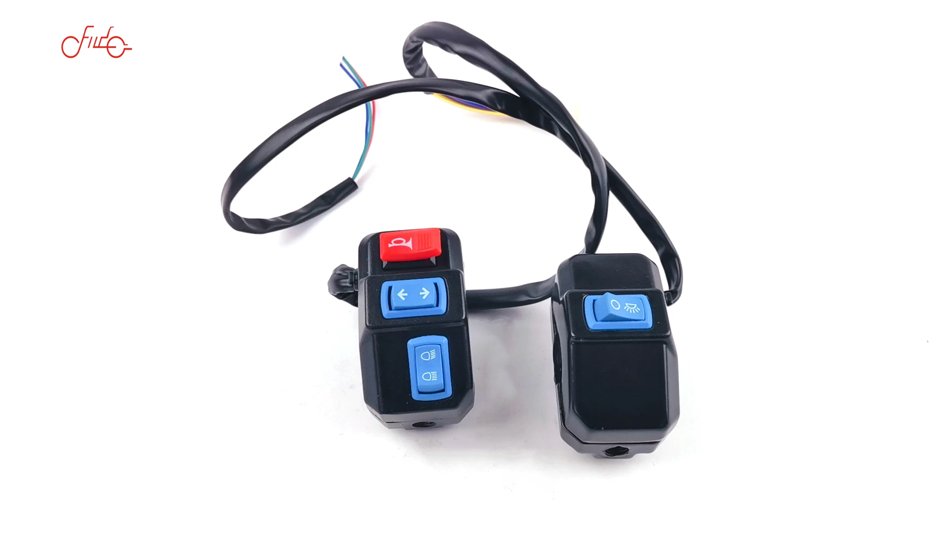 22mm Universal Motorcycle Handlebar Switch Headlight Turn Signal Light Horn On/Off Switch Assembly