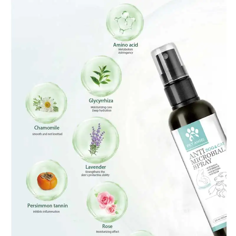 High Quality No Animal Testing Pet Anti Bacterial Dry Spray Best Price