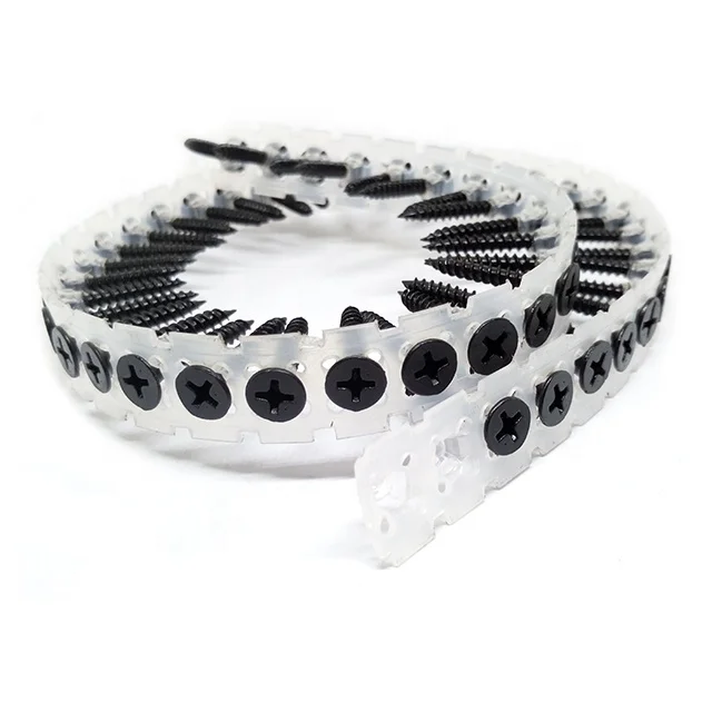 Galvanized plastic strip collated drywall screws ce european market 39