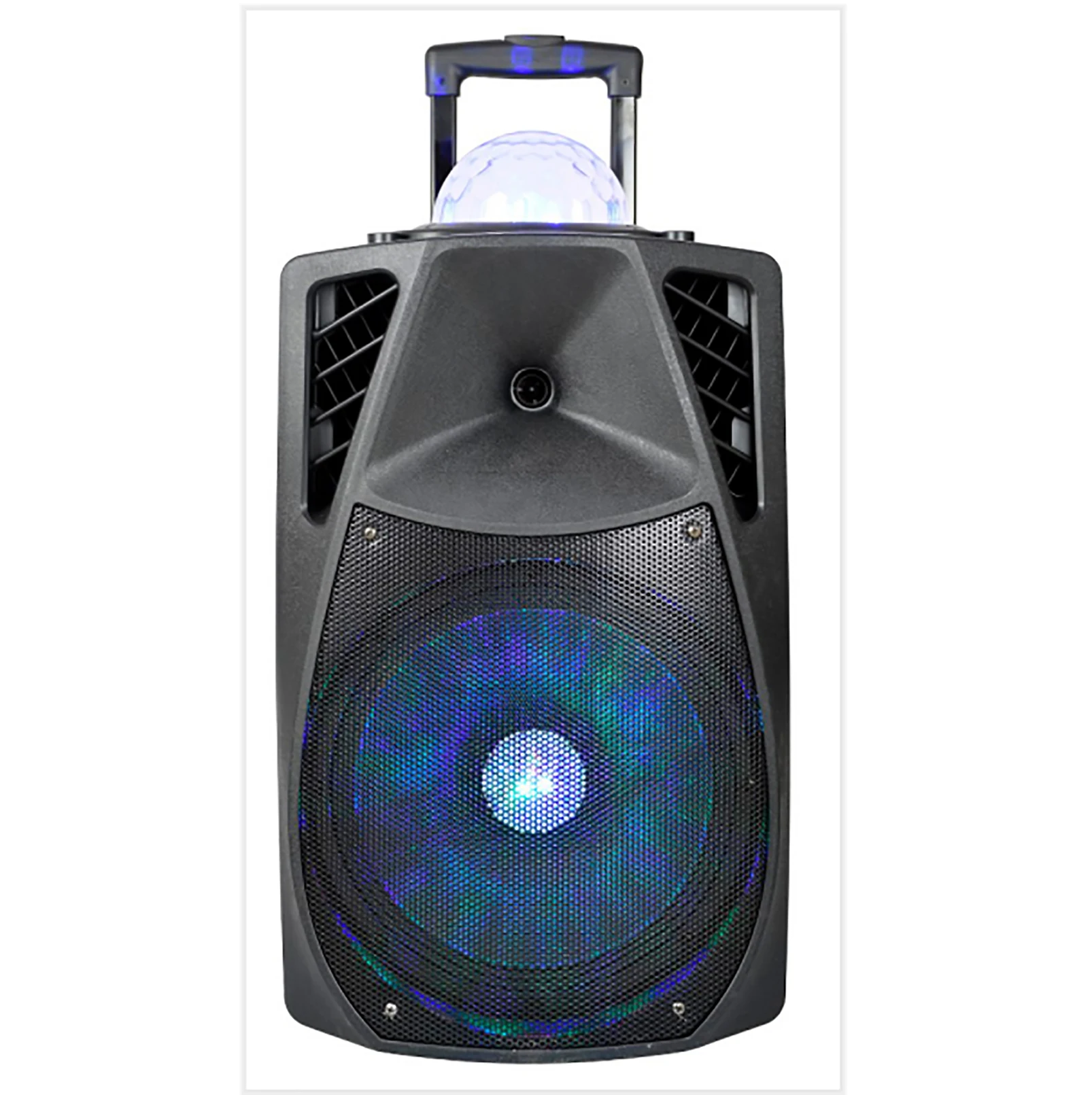 Portable Blue tooth Speaker Trolley caixa de som Double Subwoofer DJ Party Speaker Sound Box With Mic