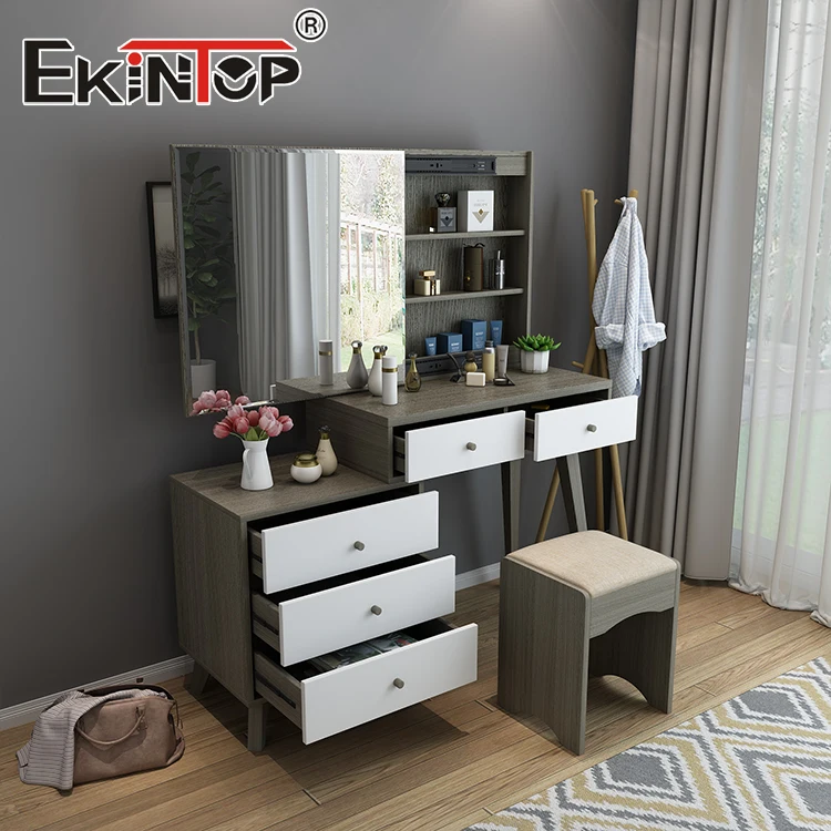 Мебель для спальни Ekintop шкафы макияжа 6 ящиков мебель Зеркальный туалетный