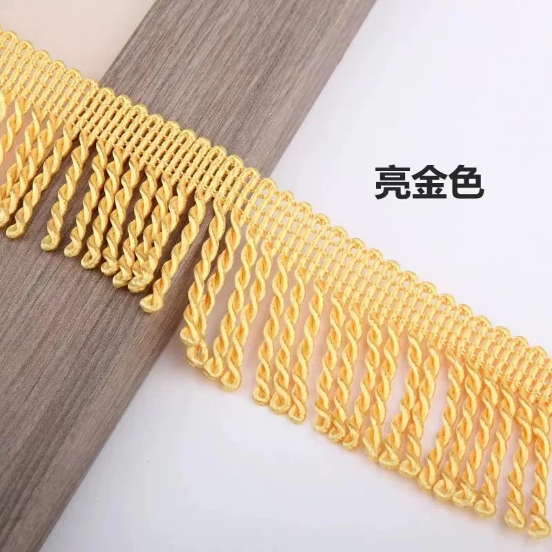 ZSY wholesale 26 colors 5.5cm Gold Bullion Wire Fringe Trim