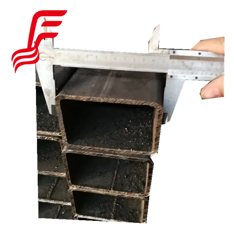 FRST!Q235 Low Carbon Steel Square Rectangular Tube MS Black Hollow Section Steel Pipe