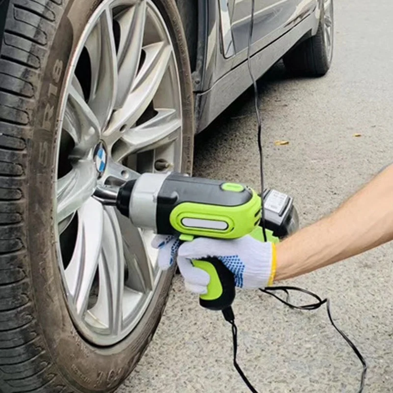 12V Tire Changer Off car 5 Tons On-board Rescue Tools Electric Hydraulic Jack Impact Wrench Set