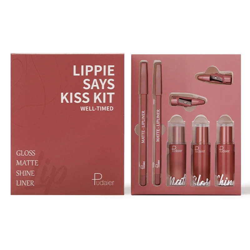Matte Liquid Lipstick Waterproof Creamy Texture Matte Lip Liner and Vegan Lipstick