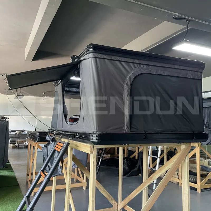 Camping Automatic Pop Up Suv Lightweight Hard Shell Aluminium Roof Top Tent Pop Up Camping 2 Person Suv Truck Rooftop Tent