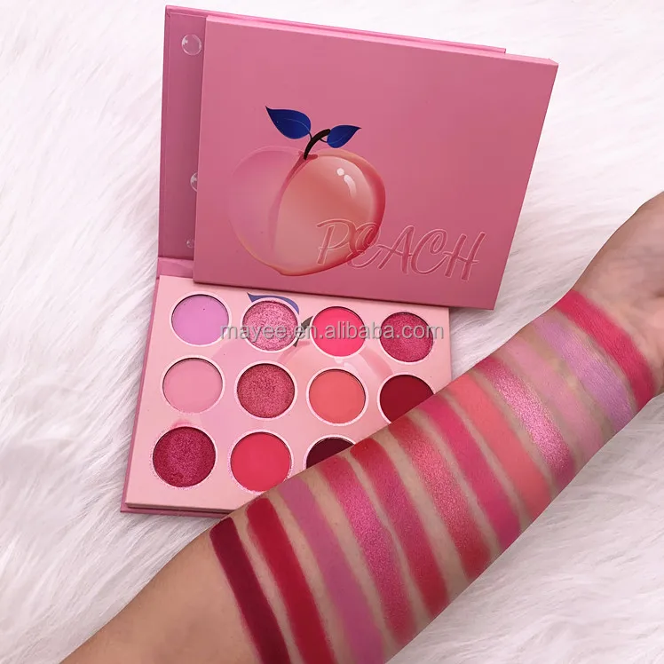 Make your own brand with low MOQ 12 color eyeshadow luxury eyeshadow palette