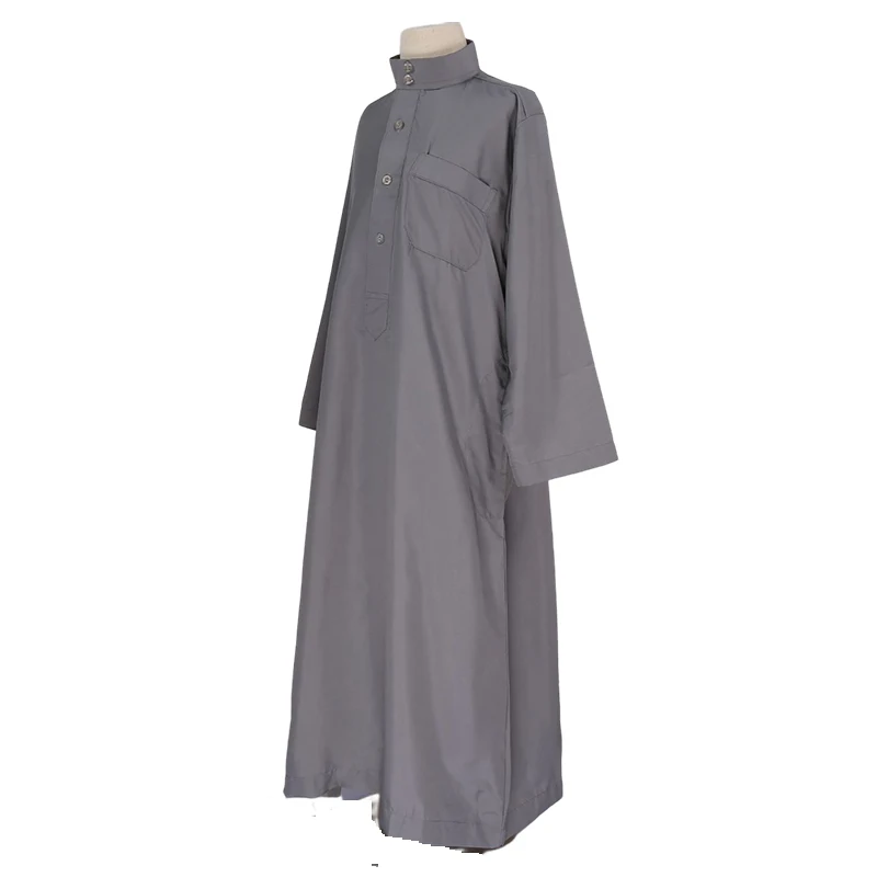 Latest traditional muslim clothing  muslim prayer clothing muslim abaya islamic thobe for children with 6 colors