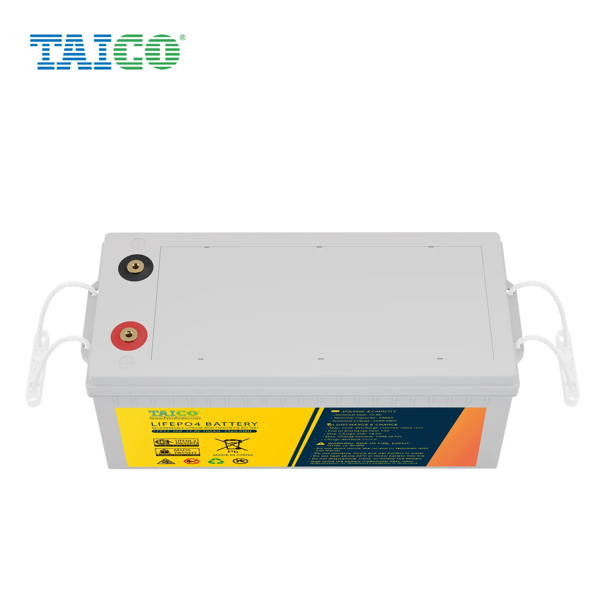 TAICO 12v lifepo4 battery 200ah 100Ah 120Ah solar lithium ion battery (1600171715252)