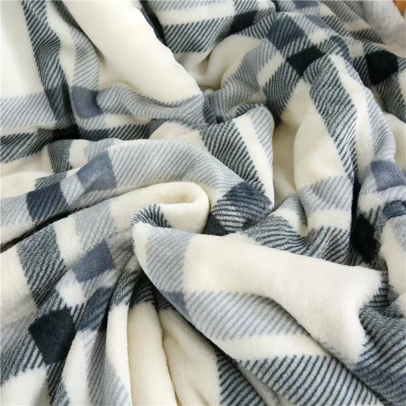 Jize and Coral Sherpa Fleece Blanket Print Custom 3D Square Christmas Gifts Soft Warm Flannel Custom Packing 100% Polyester
