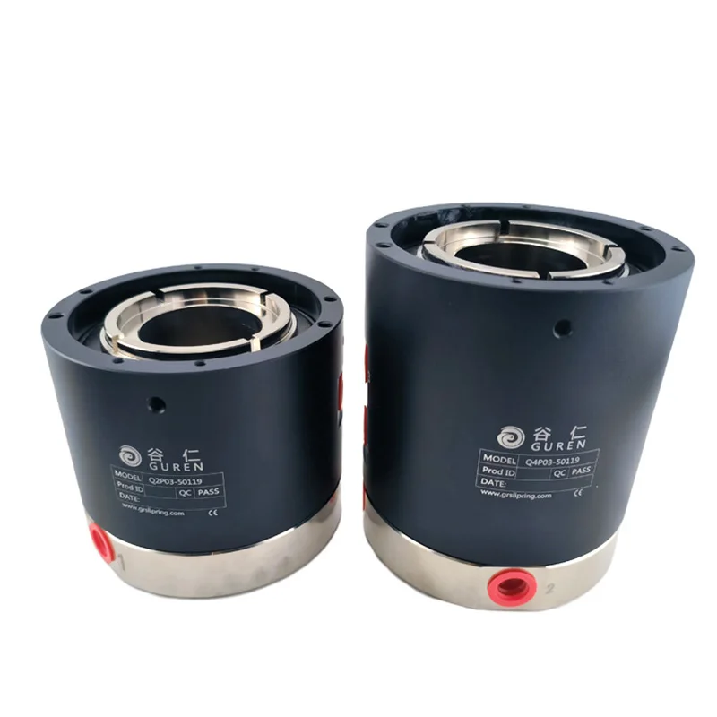 360 degree rotating air joint large aperture pneumatic slip ring high sealing air guide ring