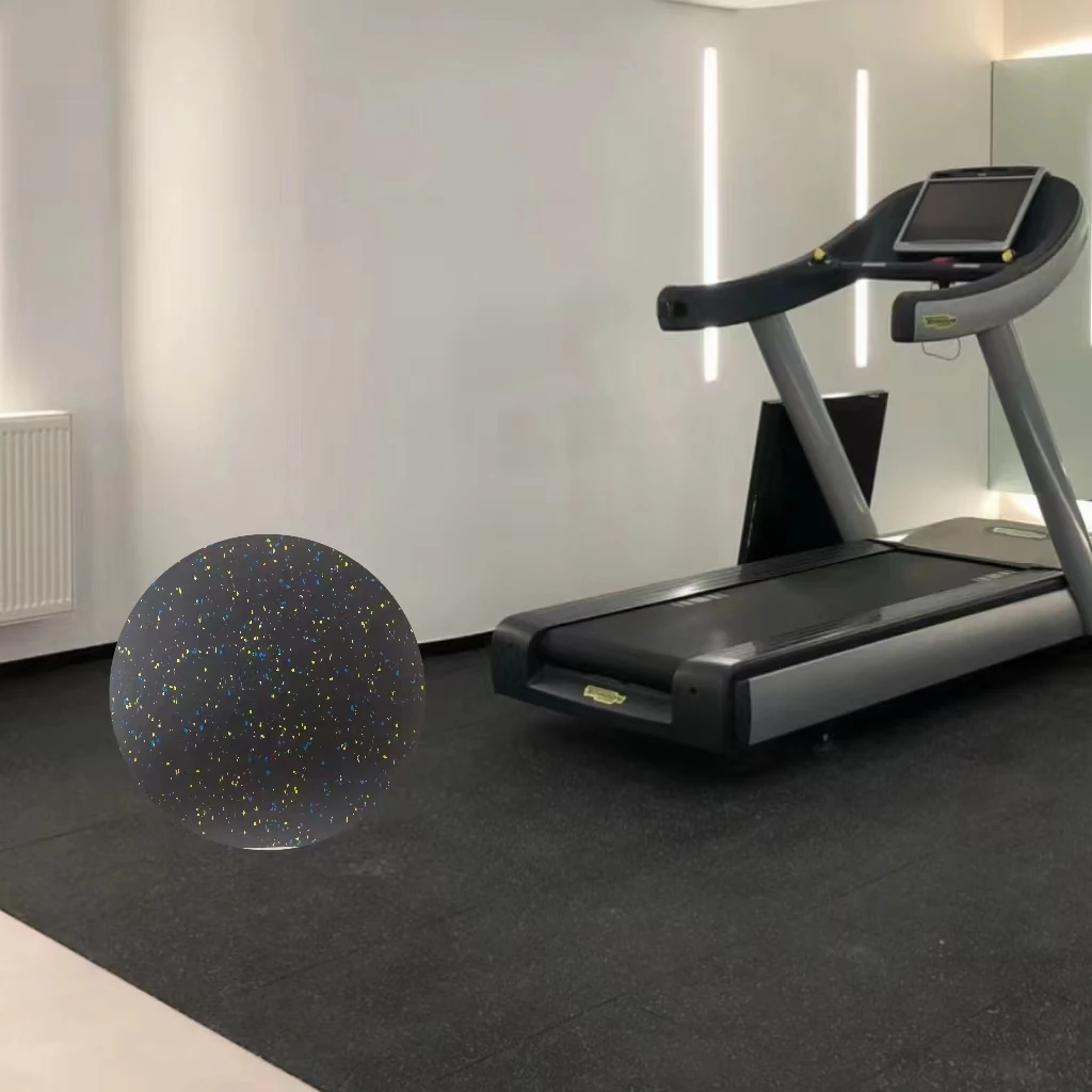 Soft Rubber Protective Flooring for Backyard Playground and Gym for Indoor Use