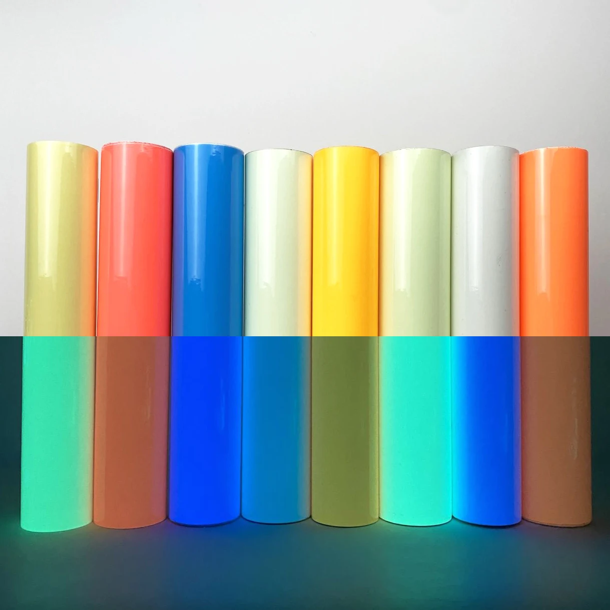 Luminous Night Glow Self-Adhesive Tape Reflective Glow in the Dark Vinyl Film for Warning Signs and Markings