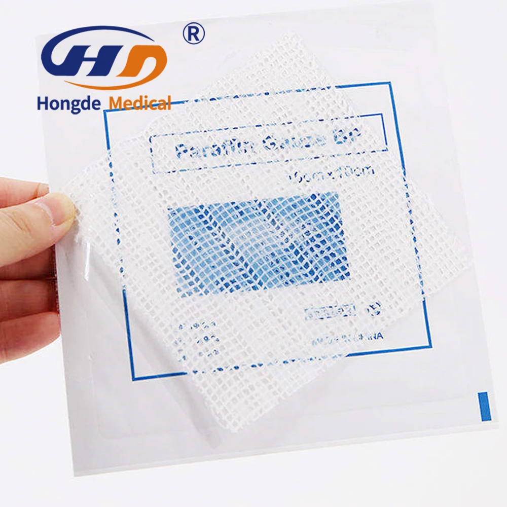 Medical Individual Package Sterility Pad Paraffin Gauze