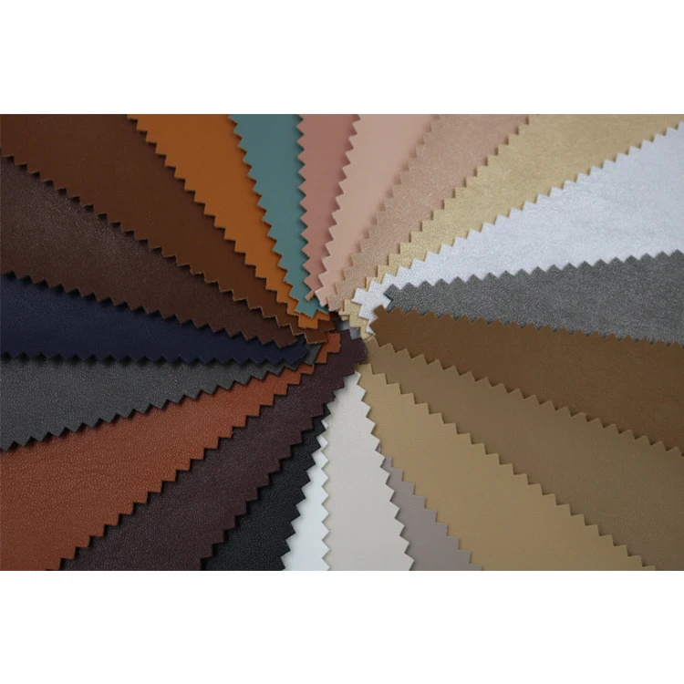 Customized Pattern 0.9mm Pu Synthetic Leather Fabric Wholesale Faux Leather Fabric