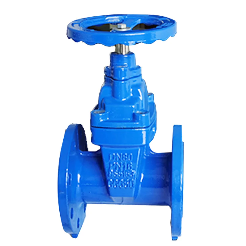 DN 40-DN900 PN16 PN25 упругий сидящий неподнимающийся шток запорный клапан F4 BS5163 AWWA OEM TWS стандартное водяное масло из ковкого чугуна