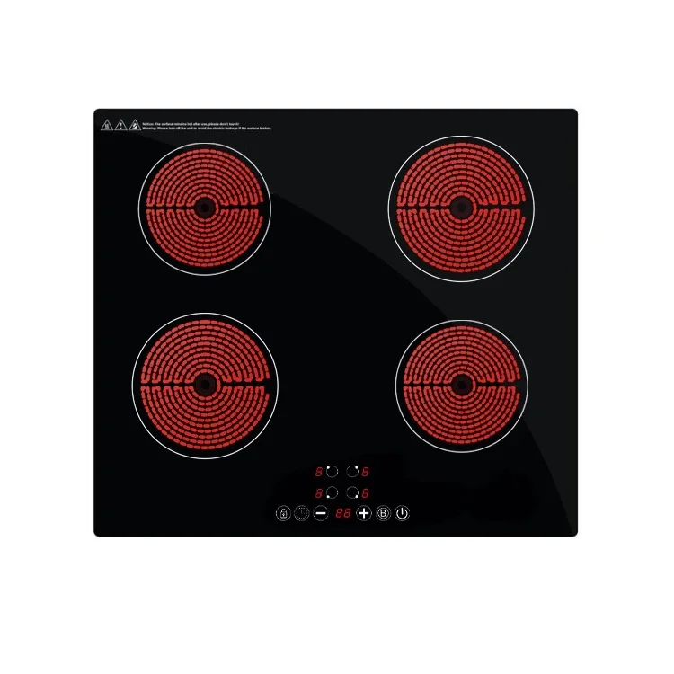 Powerful Cooling Fans Flexible Cooking Zoom Class a Crystal Panel Fast Heating Boiling Induction Stove Electric Infrared Stove