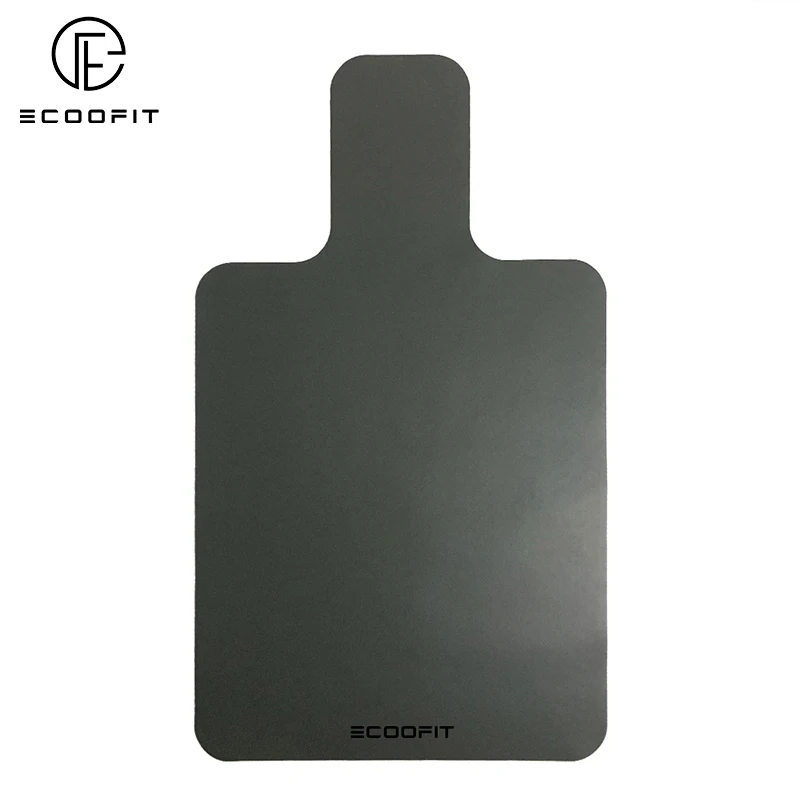 Plain Black Thin Hygiene Machine Washable Sweat Absorbent Rubber Suede Velvet Foldable Custom Pilates Reformer Mats