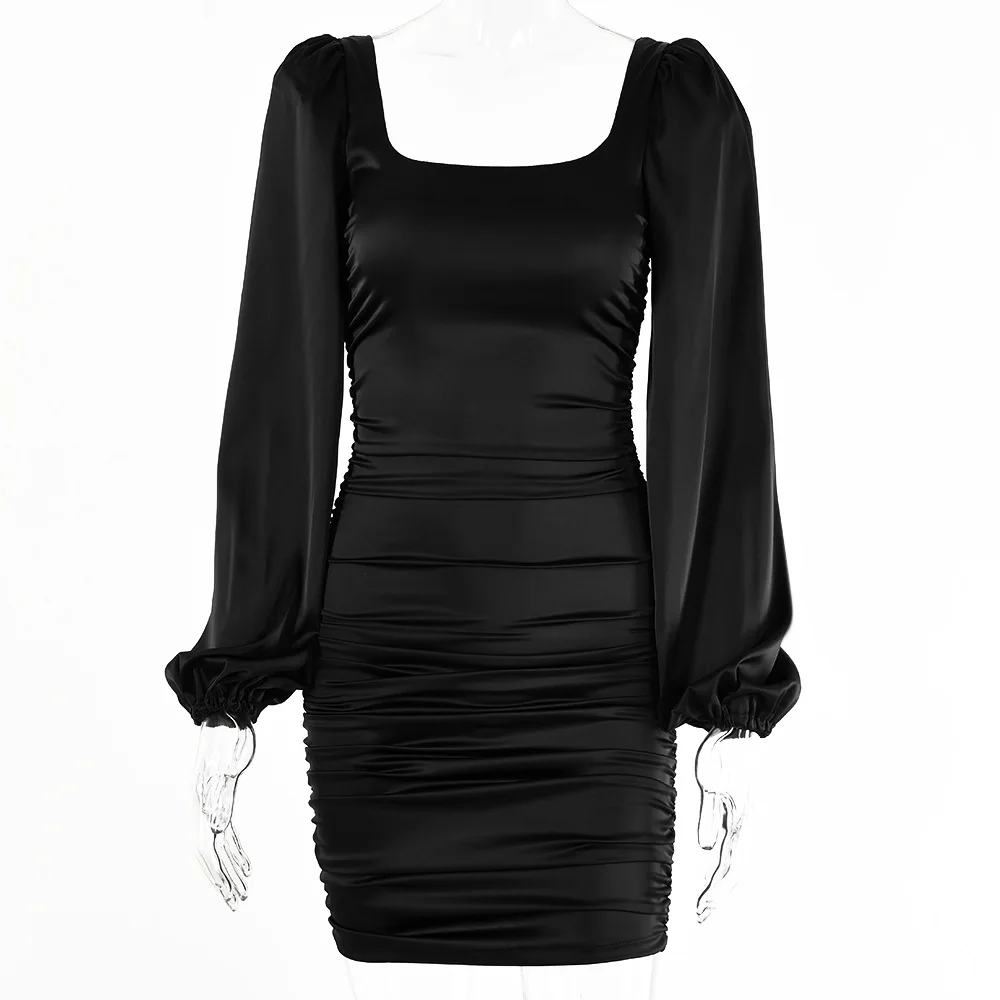 JF Cheap Casual Women Dress Ladies OEM Go Out Dress Vestido Elegantes Embellished Mini Backless Prom Knitted Classy Dresses