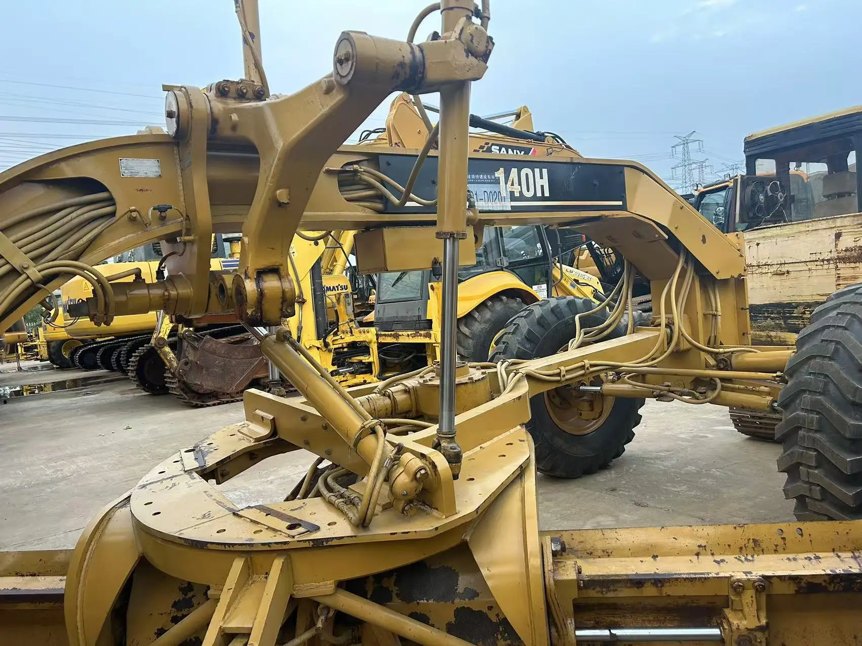 Good Condition Used machinery CAT 140H original Motor Grader Used 140h 140g 140k Caterpillar machine Motor Tractor Graders
