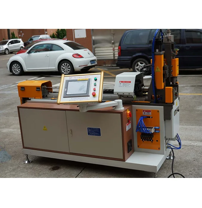 Hot Selling Automatic Cnc Pipe Drilling Round Hole Tube Punching And Flanging Machine