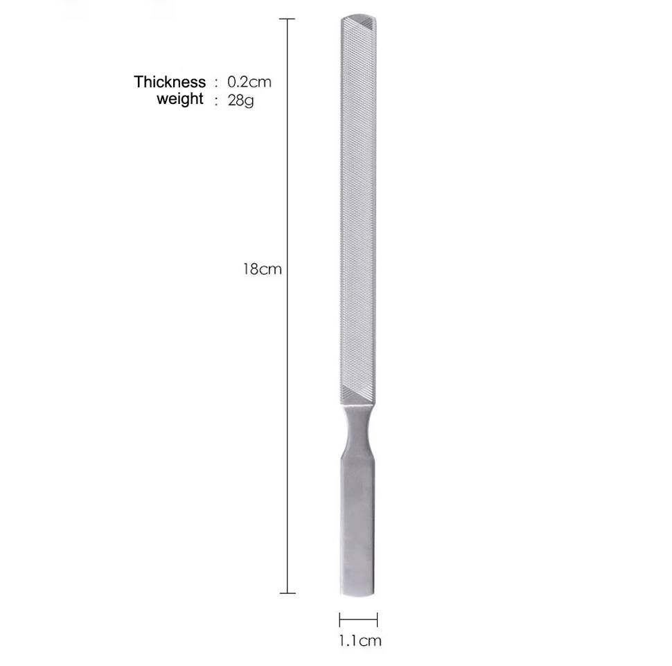 Hot Sale High Quality Double Sided Stainless Steel Nail File