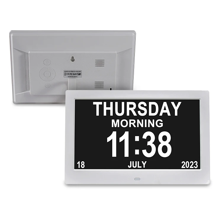 2024 Low price Demented  Large Day And Date Easy Setup Digital Clock Dementia Clock For Seniors Elderly