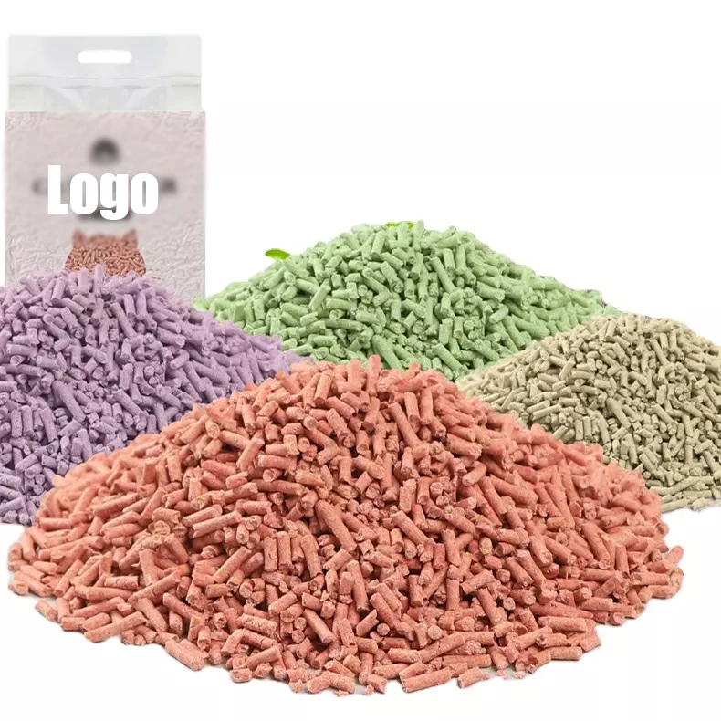 Wholesale price 6L natural plant tofu cat litter can be flushed to agglomerate tofu cat litter