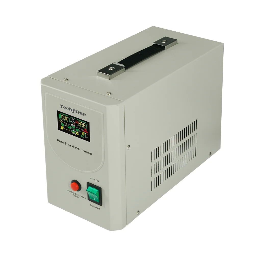 Hot Sale Pure Sine Wave Inverter 800VA 500W 12VDC UPS Emergency Power Supply