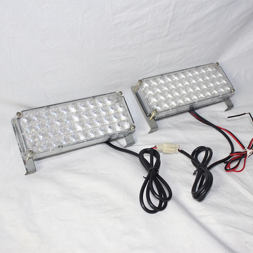 Semi Truck LED Warning Lights Emergency Vehicle Traffic Urgent Visor LED Light Truck Van Front Grille Lighthead