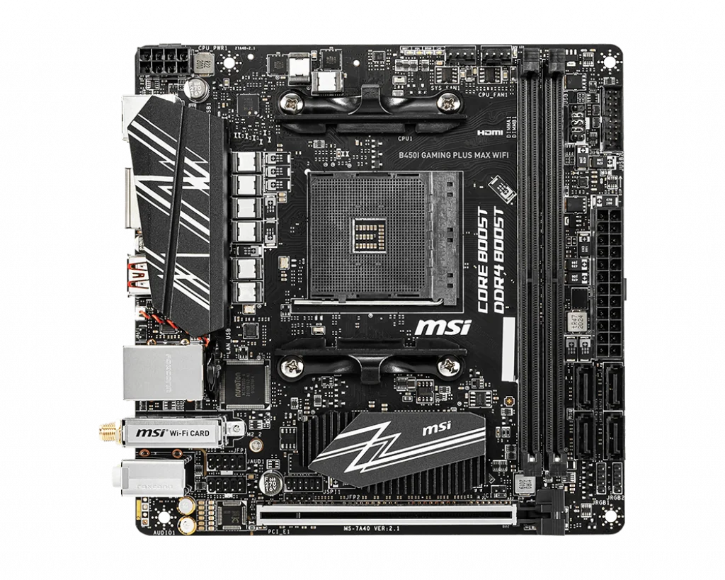 Материнская плата для Msi B450I GAMING PLUS MAX WIFI AC 32 Гб DDR4 AM4