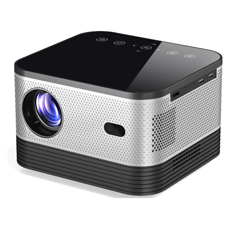 OEM High Lumens Affordable LCD Film Mini Projector 1920*1080 With Android/IOS wireless Bluetooth Full HD