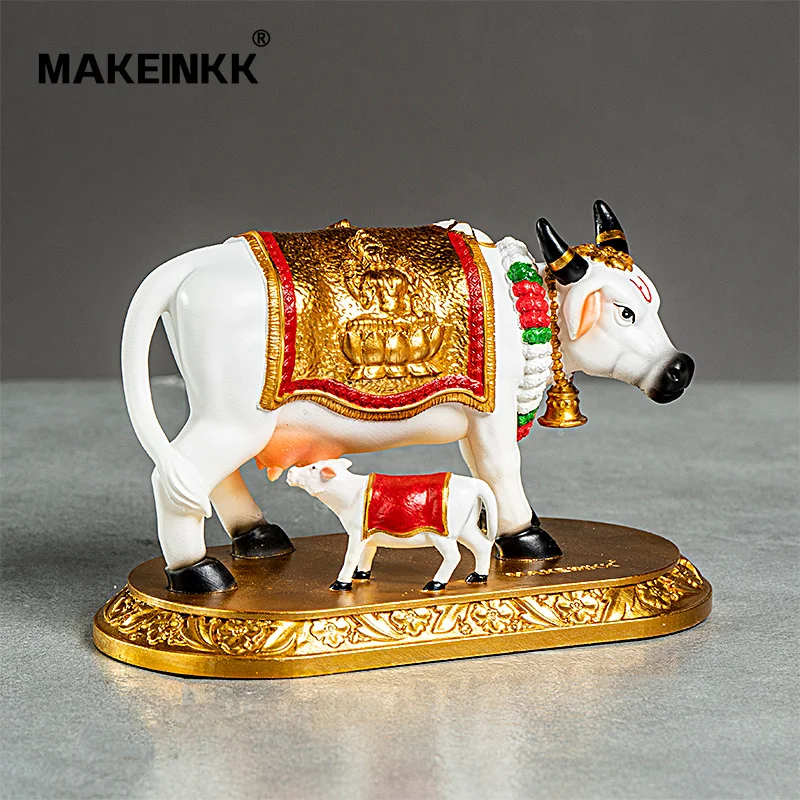 Hindu Temple For Home Indian  Shiva Linga With Five Hooded Snake Sculptures Figurine