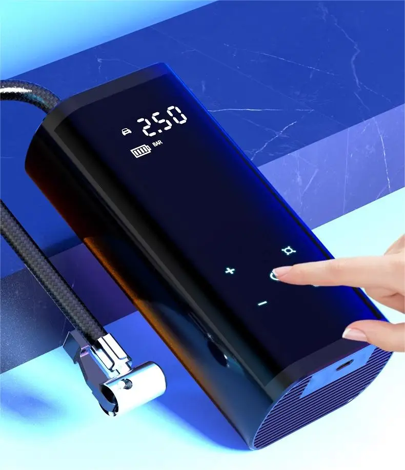 Auto Digital Portable Car Tire Inflator Portable Mini Bicycle Pump High Pressure Cycling Hand Air Pump Ball Mountain Bike Pump