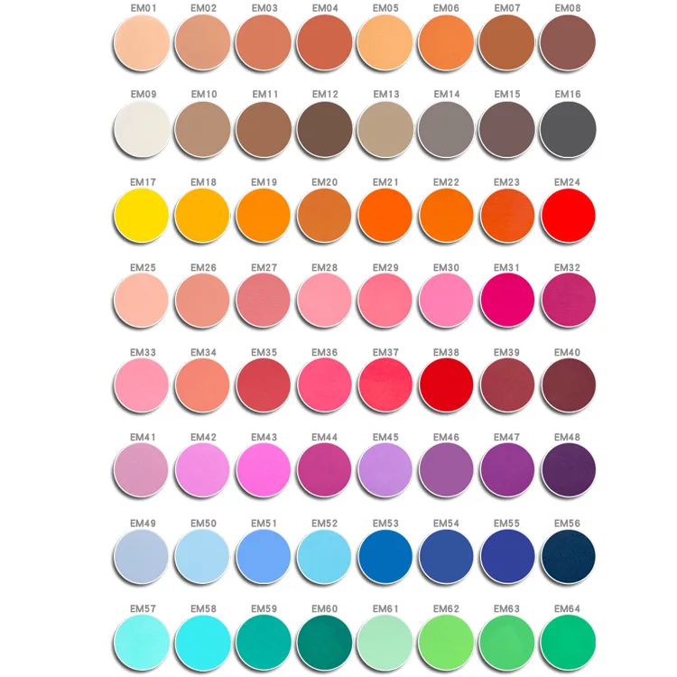 Customized Single Color Eyeshadow Palette Matte Pressed Eyeshadow Multichrome Duochrome Make up Pigmented Eye Shadow