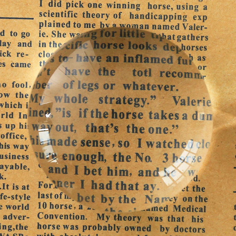 Wholesale All Optical Acrylic 4x Tabletop Circular Paperweight Magnifying Glass