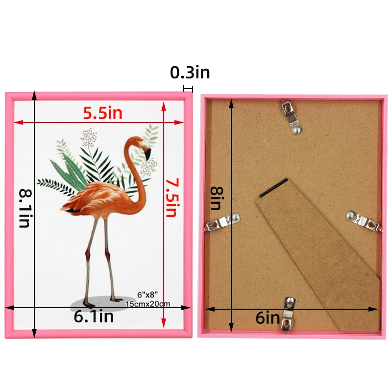Huifeng Wholesale Cheap PVC Plastic Picture Photo Frame