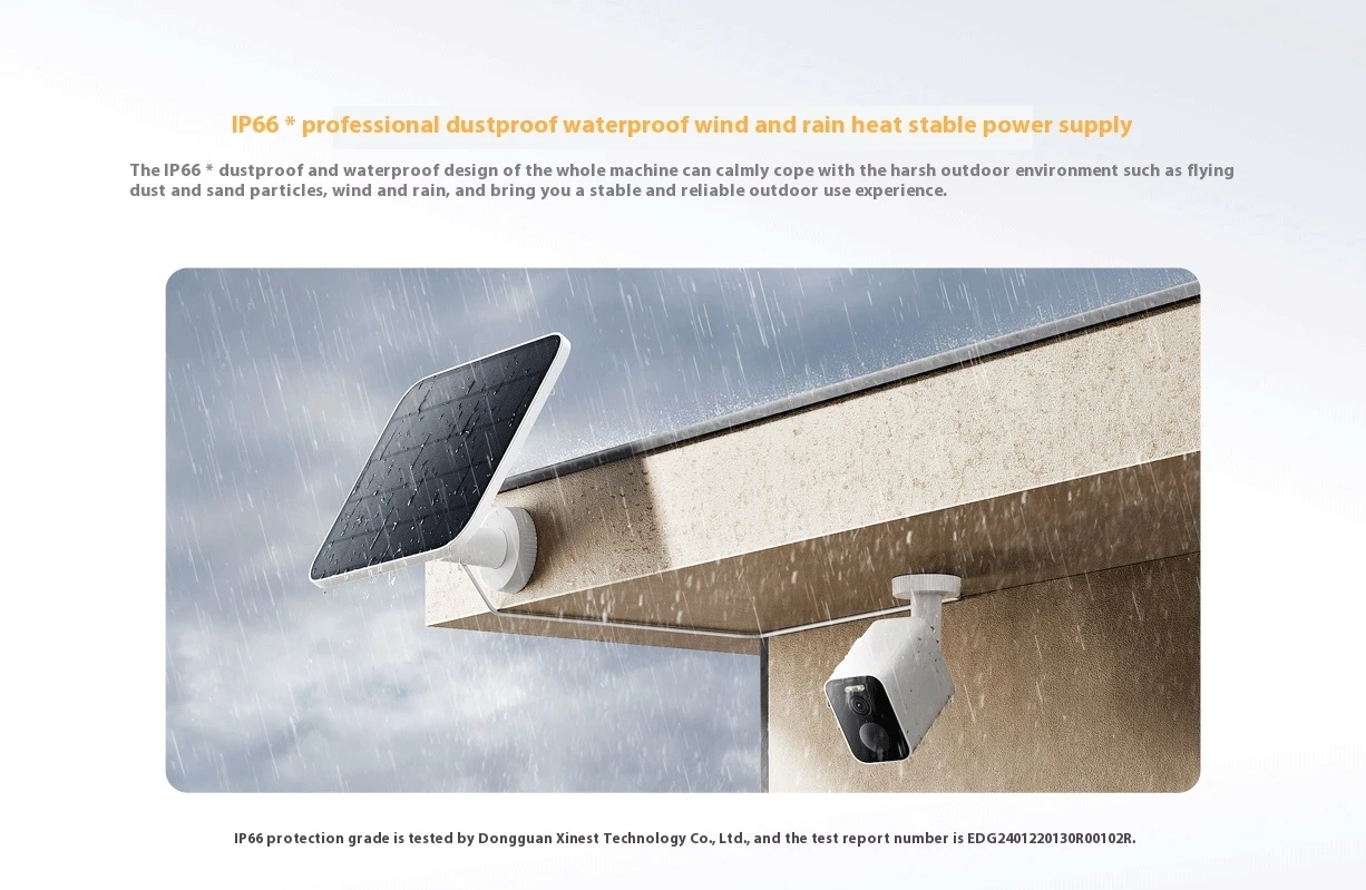 Xiaomi Camera Solar Panel Usb 5w Light Powered Long Range MJSXJ09BY