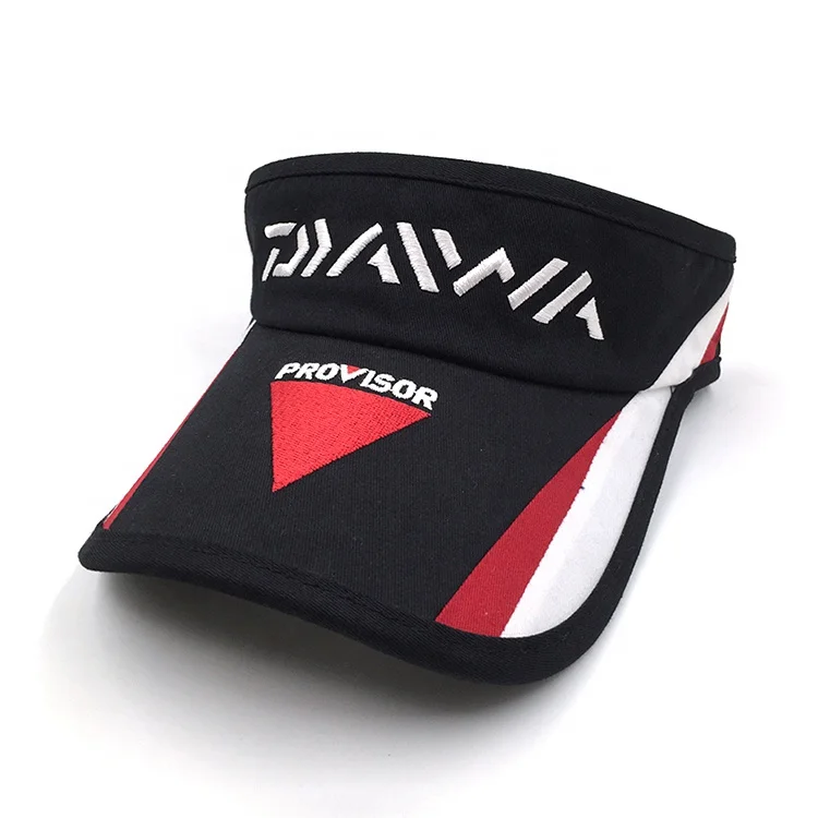 custom embroidered  outdoor fishing topless car cotton golf sun visor Cap
