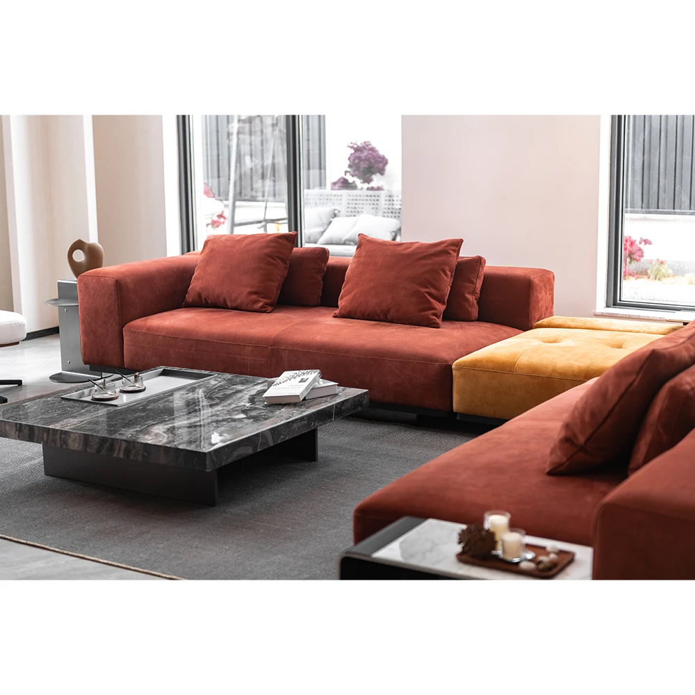 MIGLIO 5792 | Italian modern sofa simple Nordic style | Villa living room furniture combination sofa set