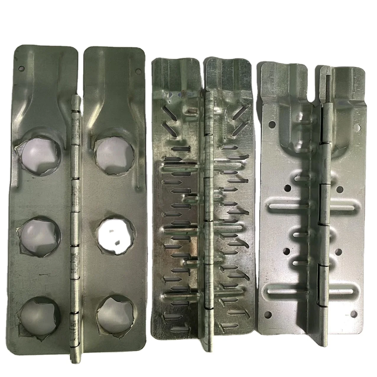 Custom 170 -400mm 220*80*1.2mm height metal stamping galvanized sheet carbon steel pallet collar hinge with thorn