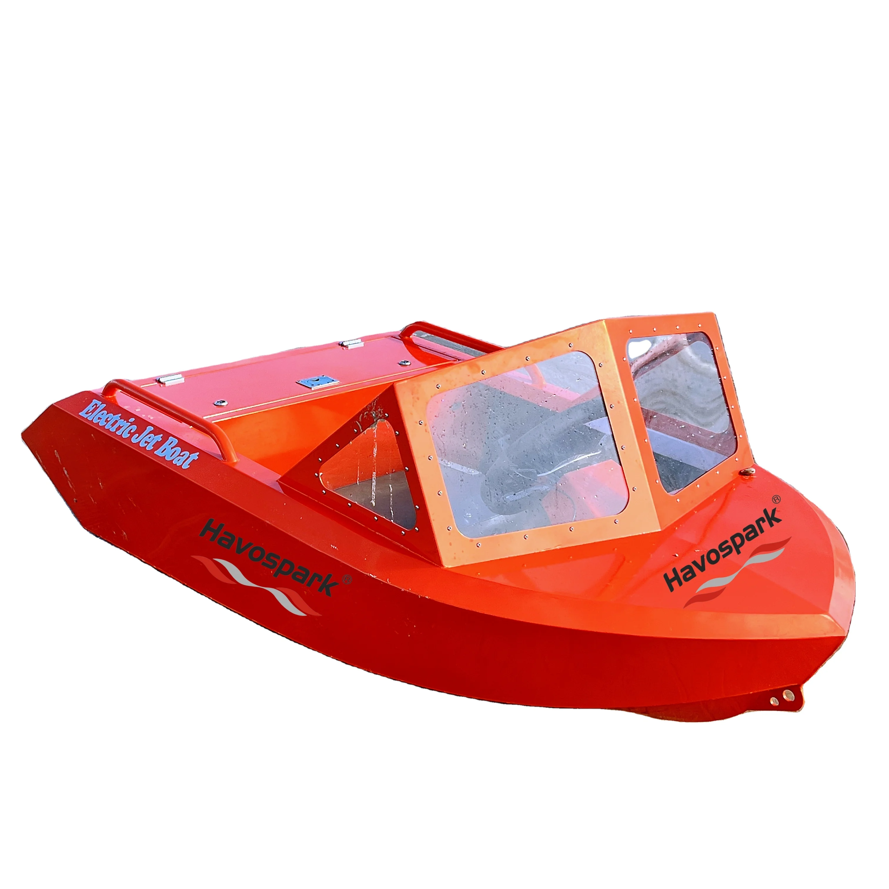 Высокоскоростная электрическая мини-реактивная алюминиевая гребная лодка