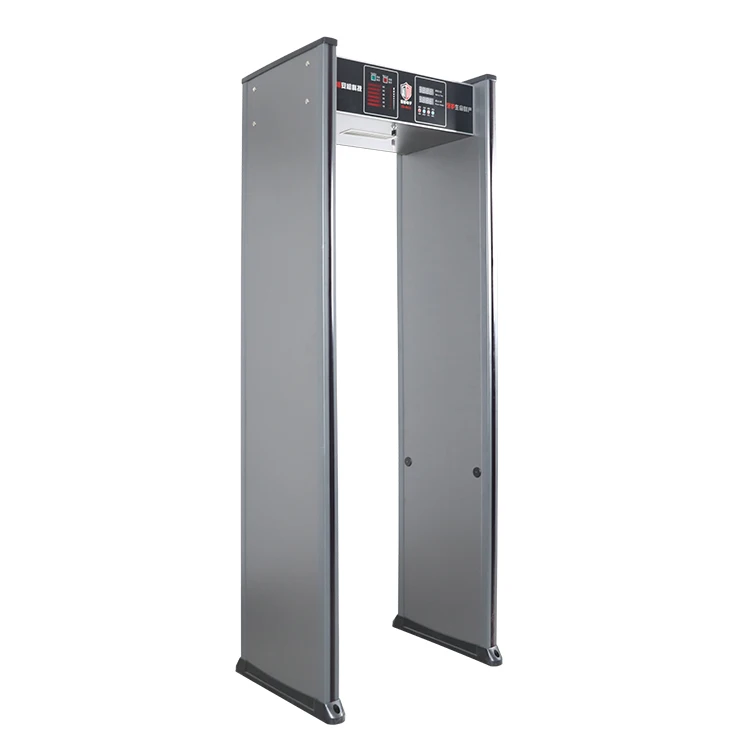 High sensitivity 18 zones metal detector door frame arched walk through metal detector