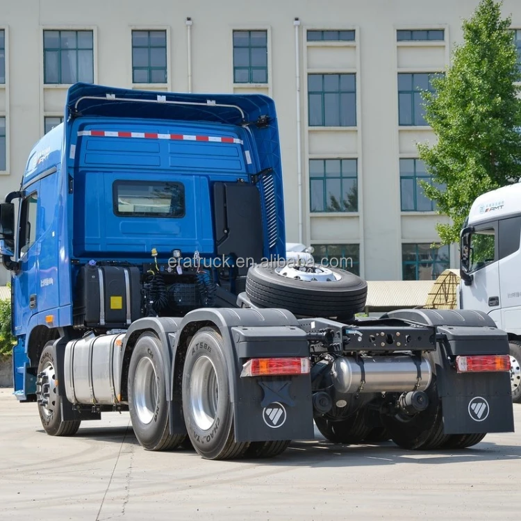 Известный китайский бренд новый трактор Foton Auman ручной левый привод 600 л дизельное топливо GTL 6x4 тягач грузовик евро 5 для продажи