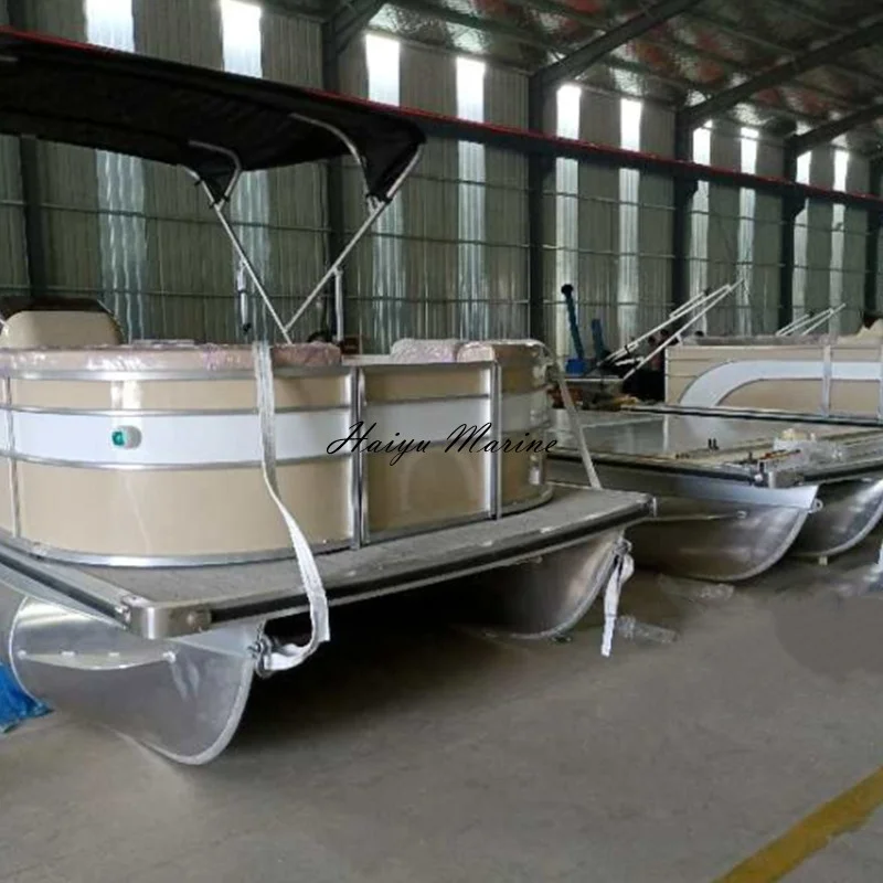 Pontoon boat for water party use Chinese supplier