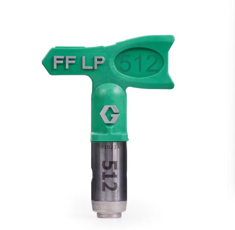 Зеленый FFLP512 безвоздушный спрей обратимый LP наконечник тонкой отделки распылительный наконечник низкого давления