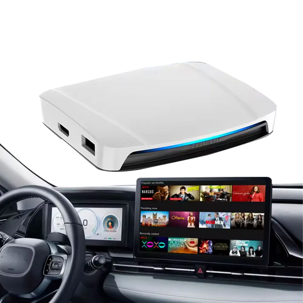 Tbox uhd беспроводной Carplay ai box Android Auto Adapte 8 + 128 SDM660 чипсет автомобильный игровой приставка auto Box