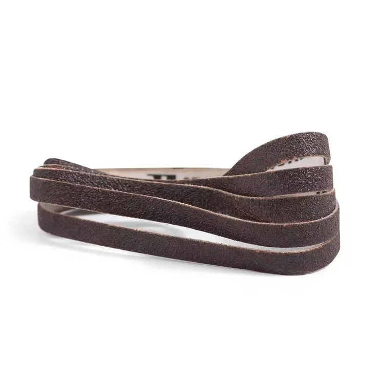 220*6mm Sanding Belts 100 Grit Aluminum Oxide Abrasive Belt for Automatic Cutting Machines Polishing